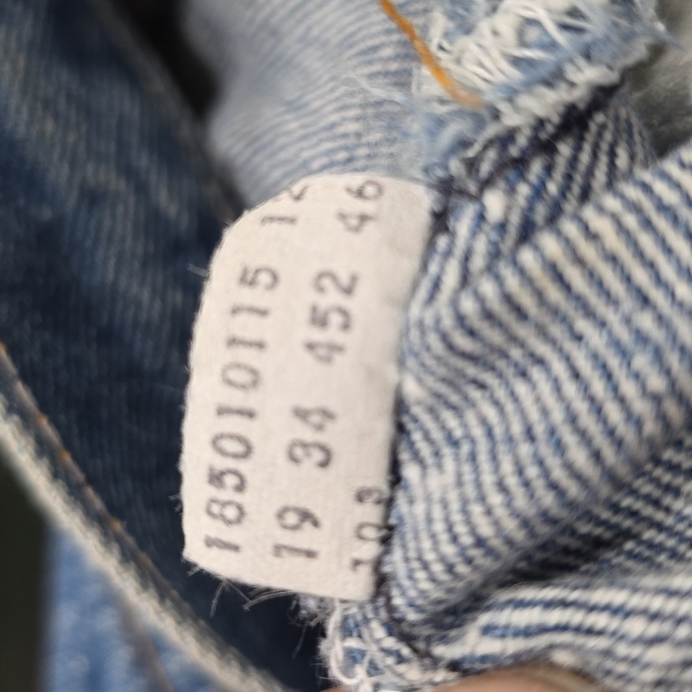 Levis 501 Button Fly Jeans USA Vtg 1985 - Picture 12 of 12